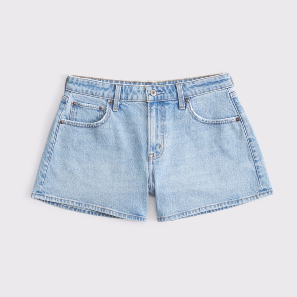 Abercrombie & Fitch curve love mid rise a-line